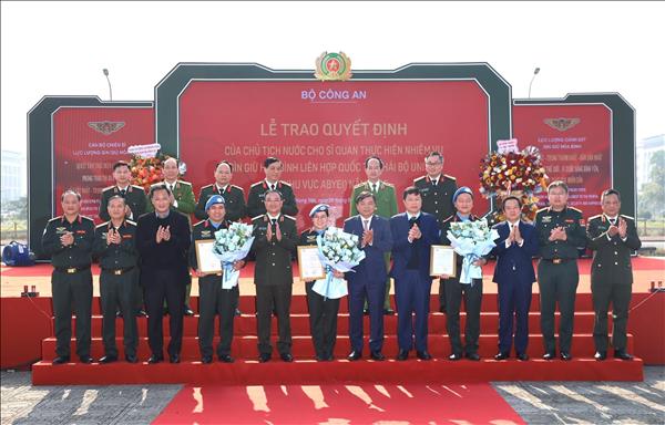 Bộ Công an tiếp nhận trụ sở Trung tâm Đào tạo và Phát triển năng lực gìn giữ hòa bình