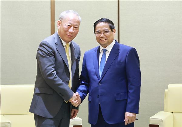 范明政总理会见中国领先基础设施建设集团领导人