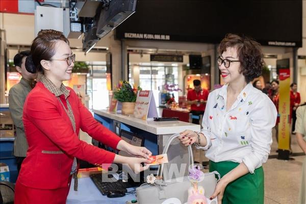 Vietjet regroupe lenregistrement de tous ses vols intérieurs au hall A du terminal T1 de Tan Son Nhat