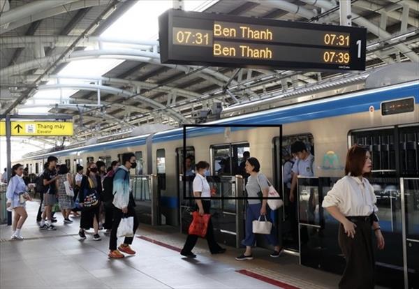 Metro Line No 1 gives strong boost to HCM Citys public transport