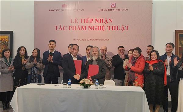 Bảo tàng Mỹ thuật Việt Nam tiếp nhận gần 1.000 tác phẩm nghệ thuật