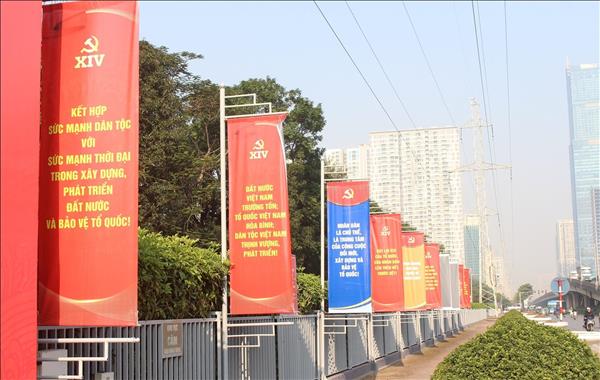 베트남, 14차 전당대회 준비 마무리...하노이, 새 단장