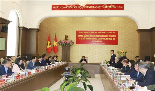 Phó Chủ tịch Quốc hội Lê Minh Hoan: Lào Cai chủ động, nghiêm túc trong chuẩn bị bầu cử