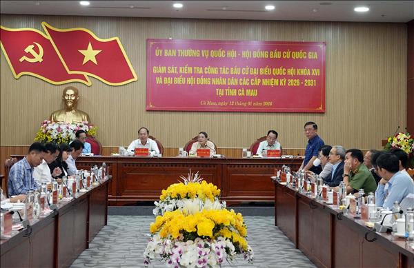 Bầu cử Quốc hội và HĐND: Phó Chủ tịch Quốc hội Nguyễn Đức Hải đề nghị làm tốt bước giới thiệu, lấy ý kiến từ cơ sở với các ứng cử viên