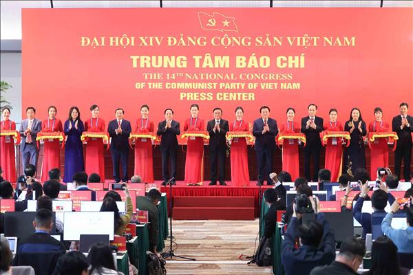 Khai trương Trung tâm Báo chí Đại hội XIV của Đảng: Tạo điều kiện tốt nhất cho hoạt động đưa tin về Đại hội