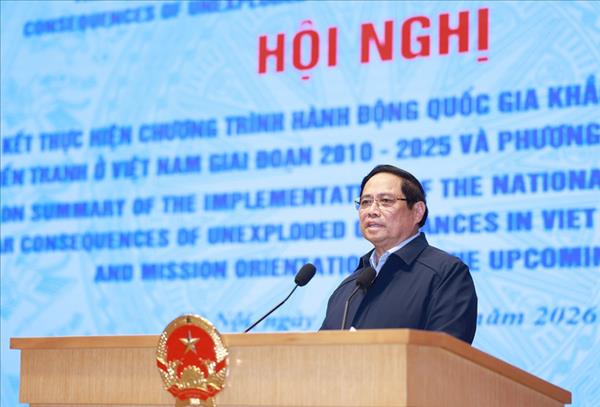 Vietnam strives to clear all land contaminated by unexploded ordnance by 2045: PM
