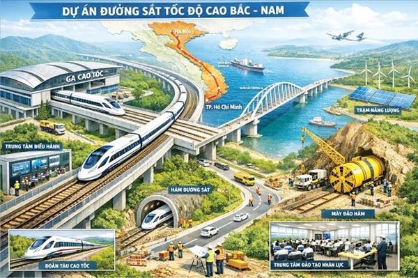 Vietnam acelera proyectos ferroviarios nacionales clave
