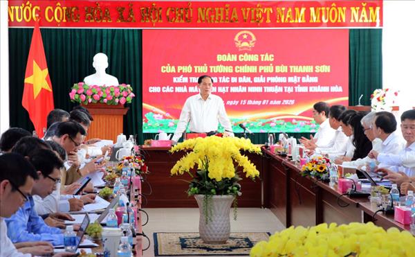 14e Congrès du Parti : la population soutient le projet nucléaire de Ninh Thuan