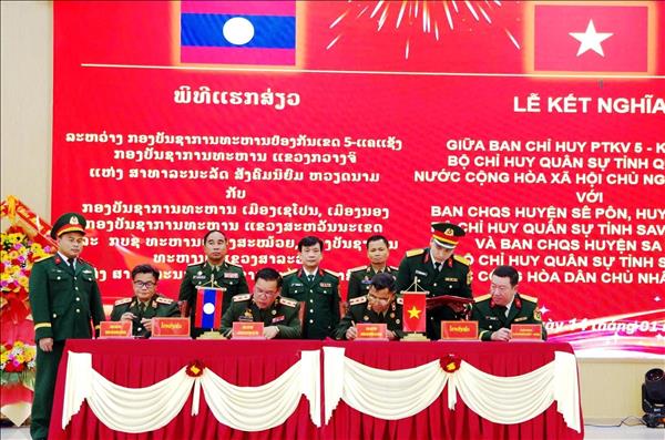 Phối hợp quản lý, bảo vệ tốt biên giới Việt - Lào