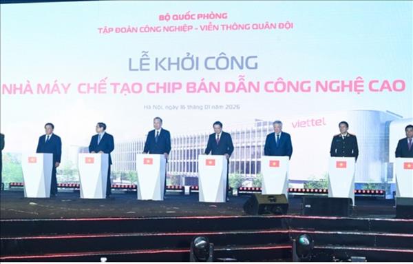 ベトナム、国内初の半導体チップ製造工場が着工