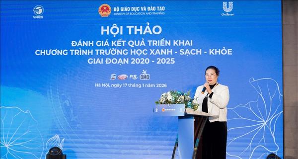 Hơn 1 triệu học sinh được trang bị kiến thức về sống xanh - sạch - khỏe