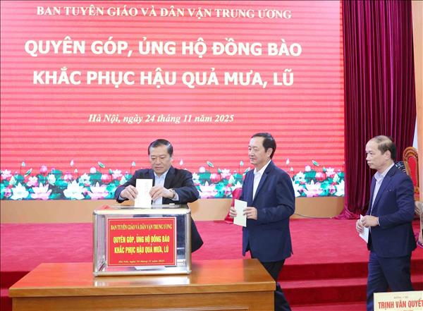 Sau ngày 31/1, Ban Vận động cứu trợ Trung ương sẽ dừng tiếp nhận ủng hộ đồng bào bị bão lụt