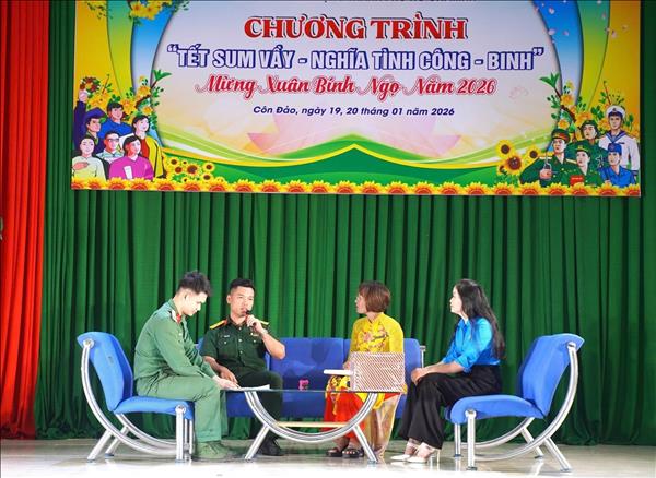 Ấm áp chương trình Tết nghĩa tình Công - Binh tại Đặc khu Côn Đảo