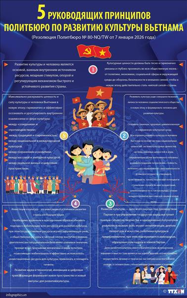 5 руководящих принципов Политбюро по развитию культуры Вьетнама