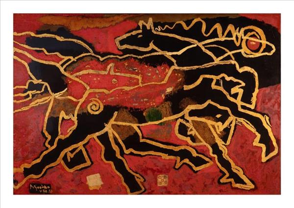 Au Musée des beaux-arts du Vietnam, le cheval saffiche en majesté