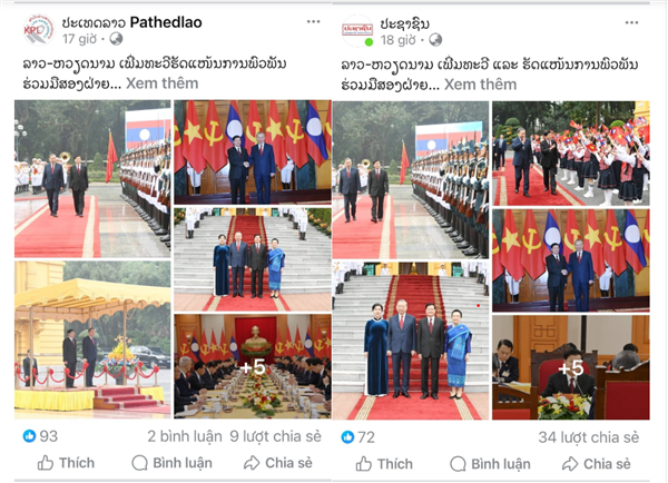 Truyền thông Lào: Chuyến thăm của Chủ tịch nước Thongloun Sisoulith đến Việt Nam góp phần thắt chặt quan hệ song phương