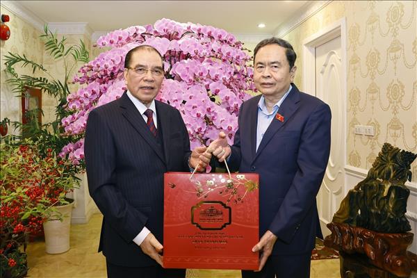 Chủ tịch Quốc hội Trần Thanh Mẫn thăm, tri ân nguyên lãnh đạo Đảng, Nhà nước