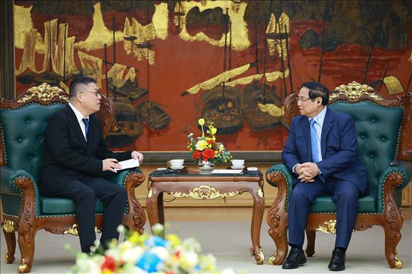 Thủ tướng Phạm Minh Chính tiếp Chủ tịch Tập đoàn Texhong, Trung Quốc
