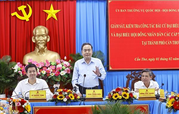 Top legislator urges Can Tho to step up technology application in election preparations