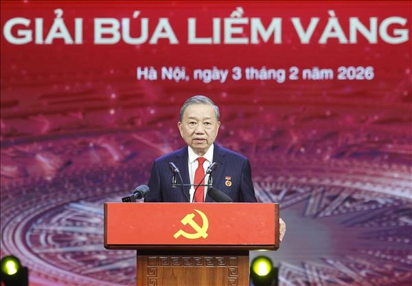Phát biểu của Tổng Bí thư Tô Lâm tại Lễ tuyên dương Bí thư Chi bộ xuất sắc và trao Giải Búa liềm Vàng lần thứ X