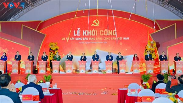 トー・ラム書記長 ベトナム共産党博物館建設プロジェクトの起工式に出席