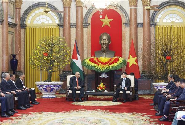 르엉 끄엉 국가주석, ‘베트남 공식 방문 요르단 하원의장 접견