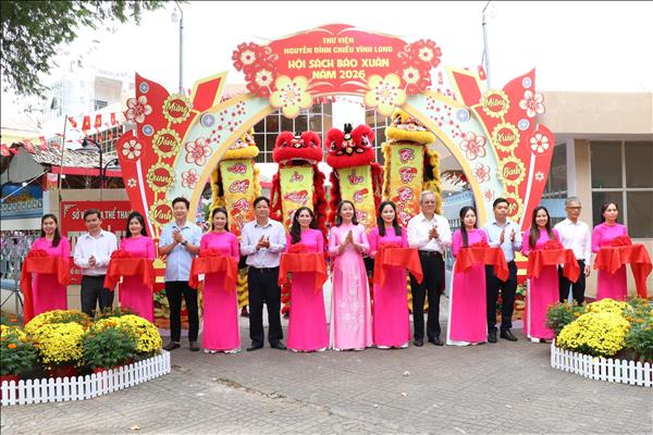 Vĩnh Long khai mạc Hội sách, báo Xuân 2026