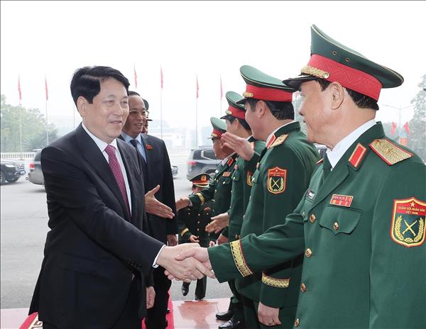 Chủ tịch nước Lương Cường thăm, chúc Tết Quân khu 2 và Sư đoàn 316