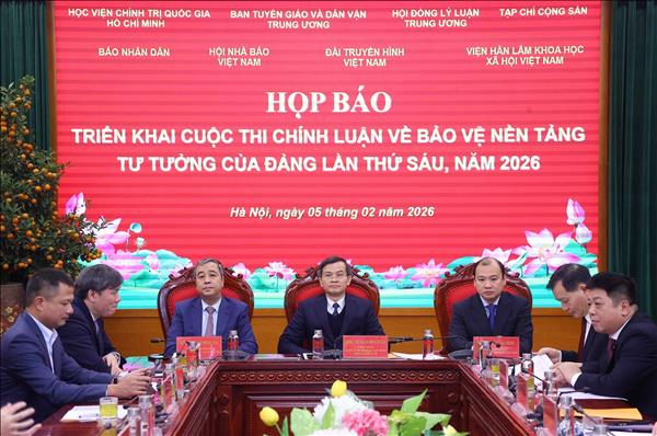 Phát động Cuộc thi chính luận về bảo vệ nền tảng tư tưởng của Đảng lần thứ Sáu, năm 2026