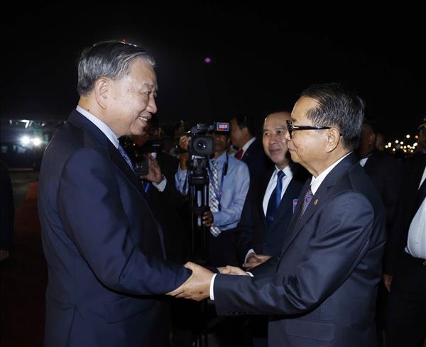 Tổng Bí thư Tô Lâm kết thúc tốt đẹp chuyến thăm cấp Nhà nước tới Campuchia