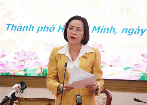 Phó Chủ tịch Quốc hội Nguyễn Thị Thanh giám sát công tác chuẩn bị bầu cử tại Thành phố Hồ Chí Minh