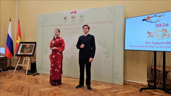 Xuân Bính Ngọ 2026: Rộn rã Tết Việt tại Đại học Sư phạm Quốc gia Herzen của Nga