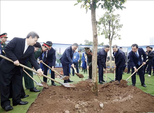 Tổng Bí thư Tô Lâm dự Lễ phát động Tết trồng cây đời đời nhớ ơn Bác Hồ tại Hà Nội