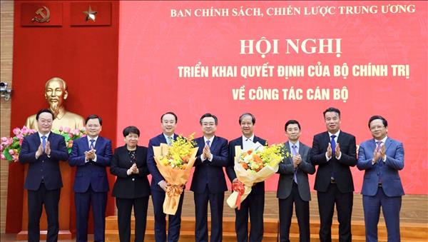 Đồng chí Nguyễn Kim Sơn và đồng chí Nguyễn Sỹ Hiệp giữ chức Phó Trưởng Ban Chính sách, chiến lược Trung ương