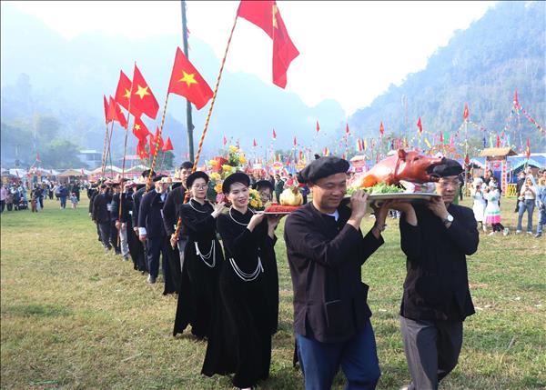 타이응우옌성 롱똥 축제, 바베 호수 지역 주민들의 아름다운 문화 재현
