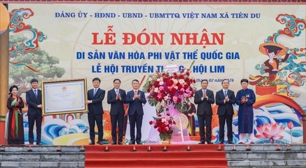 ບັກນິງ ຮັບນາມມະຍົດມໍລະດົກວັດທະນະທຳບໍ່ເປັນວັດຖຸລະດັບຊາດ ງານບຸນ ລິມ