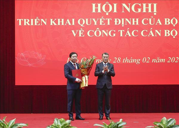 Phó Tổng Thanh tra Chính phủ Dương Quốc Huy được chỉ định giữ chức Bí thư Tỉnh ủy Lào Cai