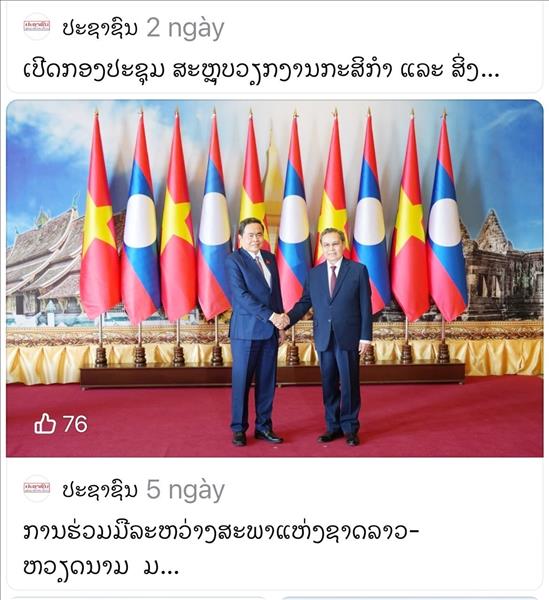 Vietnam, Laos step up parliamentary cooperation to realise strategic cohesion