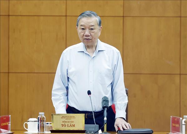 Tổng Bí thư Tô Lâm: Tiếp tục kiên quyết, kiên trì đấu tranh chống giặc nội xâm với tư duy, cách làm mới ​
