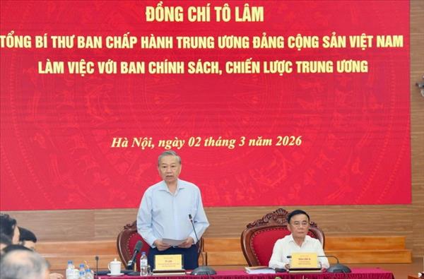 2045年までの発展へ強固な基盤構築 トー・ラム書記長が強調