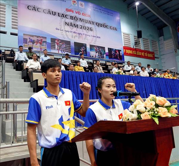 Khai mạc Giải Vô địch các câu lạc bộ Muay quốc gia năm 2026