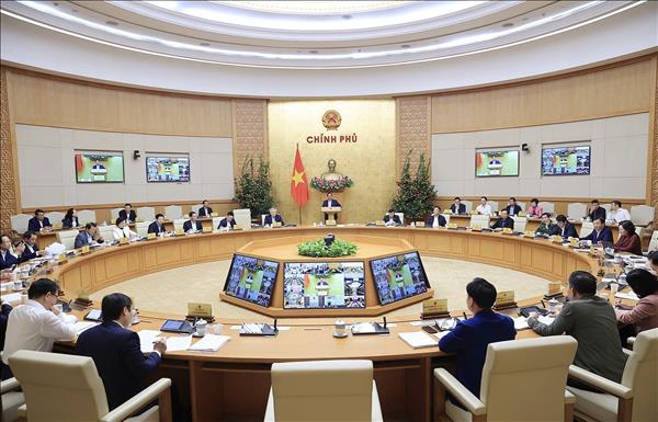 Thủ tướng Phạm Minh Chính chủ trì Phiên họp thường kỳ Chính phủ tháng 2, trực tuyến với địa phương