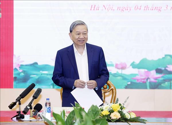 Party chief urges upholding of ideological orientation, unity of will