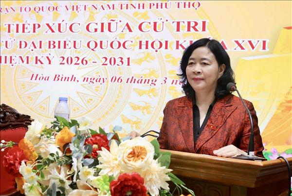 Rencontre délecteurs de Phu Tho avant les élections législatives