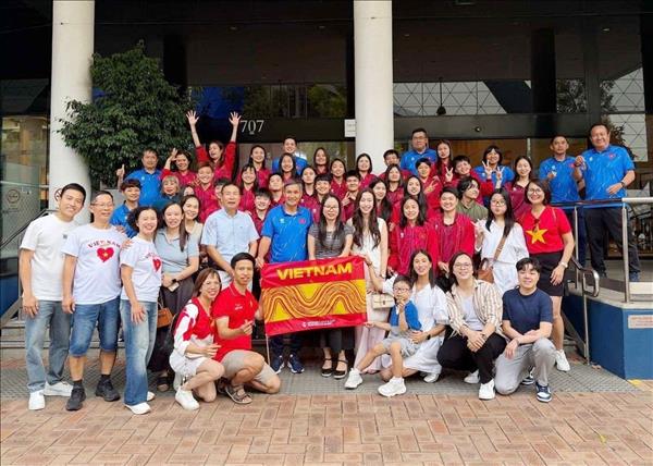 Giải bóng đá nữ châu Á 2026: Tuyển bóng đá nữ Việt Nam truyền cảm hứng mạnh mẽ cho cộng đồng người Việt ở nước ngoài