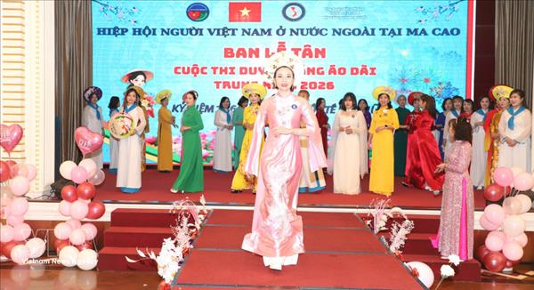 国际妇女节：越南奥黛在澳门绽放优雅风采