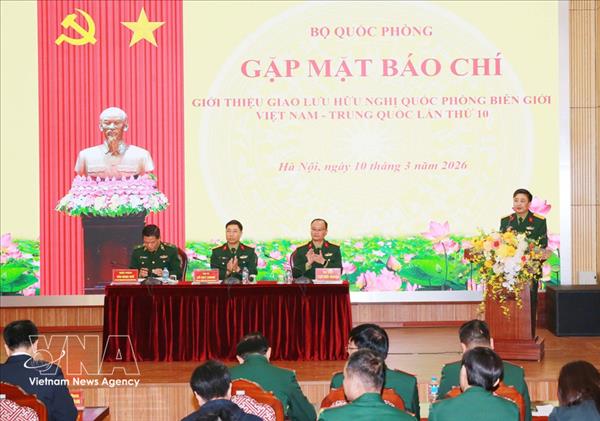 Vietnam y China celebrarán el décimo Intercambio Amistoso de Defensa Fronteriza