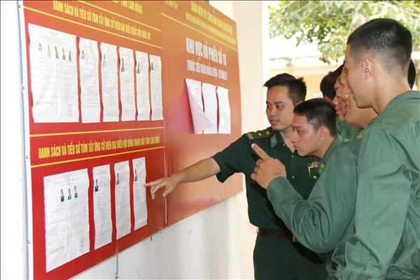 Lực lượng vũ trang chuẩn bị chu đáo cho bầu cử sớm