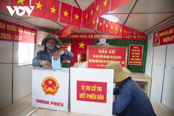 ການປ່ອນບັດເລືອກຕັ້ງກ່ອນກຳນົດເວລາຢູ່ເຂດທະເລ, ໝູ່ເກາະໄດ້ປະຕິບັດສຳເລັດແລ້ວ