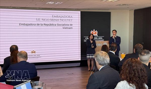 越南与阿根廷推动贸易投资合作